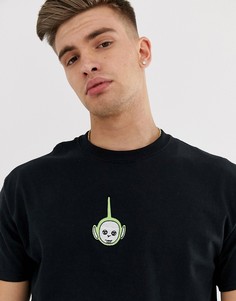 Футболка с вышивкой Teletubbies dipsy-Черный Poetic Brands