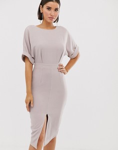 Платье миди ASOS DESIGN-Серый