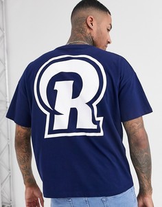 Oversize-футболка с принтом \Los Angeles Rams\" ASOS DESIGN-Синий