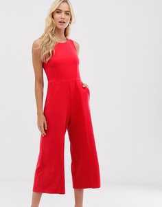 Комбинезон-кюлоты без рукавов Closet-Красный