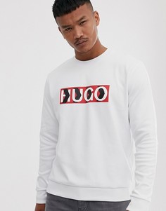 Белый свитшот с логотипом HUGO x Liam Payne
