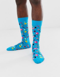 Носки с принтом Happy Socks-Мульти