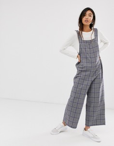 Комбинезон в клетку с минималистским дизайном ASOS DESIGN-Мульти