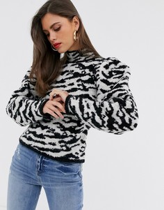 Джемпер со звериным принтом ASOS DESIGN-Мульти