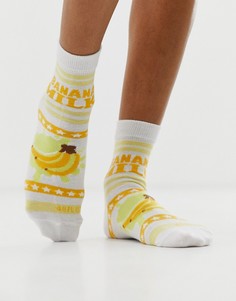 Носки до щиколотки с принтом ASOS DESIGN-Мульти