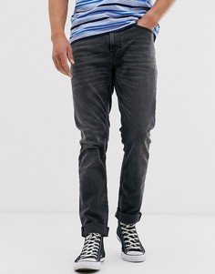 Серые зауженные джинсы Nudie Jeans Co Lean Dean-Серый