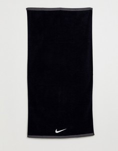 Большое черное полотенце Nike Training fundamental-Черный