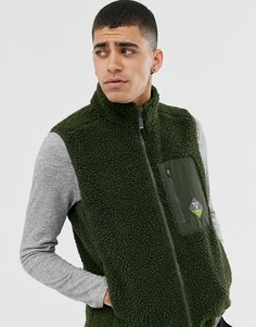 Флисовый зеленый жилет Barbour Beacon Lagg
