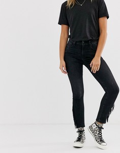 Джинсы с завышенной талией и бахромой Levis 721-Черный Levis®