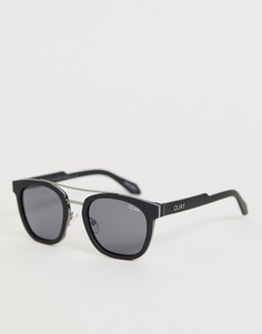 Круглые солнцезащитные очки в черной оправе Quay Australia coolin-Черный