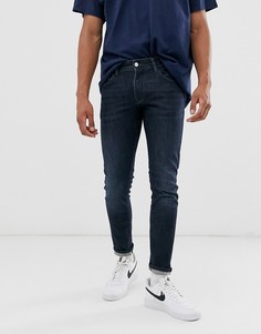 Темные эластичные джинсы скинни Armani Exchange J14-Темно-синий