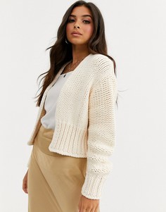 Кардиган крупной вязки Free People Glow For It-Белый