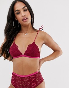 Кружевной бюстгальтер Free People Mila-Фиолетовый