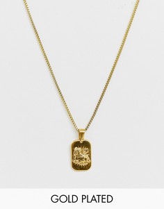 Позолоченное ожерелье с подвеской \Овен\" Image Gang-Золотой