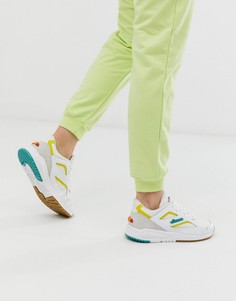 Кожаные кроссовки с белыми и желтыми вставками Ellesse Contest-Мульти