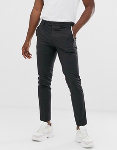 Серые брюки скинни с окантовкой на карманах Jack & Jones Premium-Серый