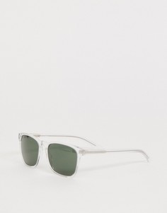 Солнцезащитные очки в квадратной оправе с зелеными стеклами Levis-Очистить Levis®