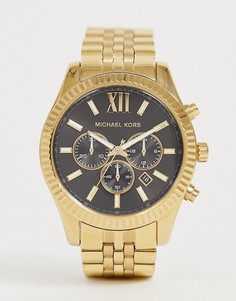 Золотистые наручные часы Michael Kors MK8286 Lexington-Золотой