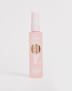 Спрей для фиксации макияжа LOreal Paris Shake & Glow-Бесцветный Loreal