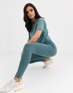 Мраморные леггинсы от комплекта ASOS DESIGN-Синий