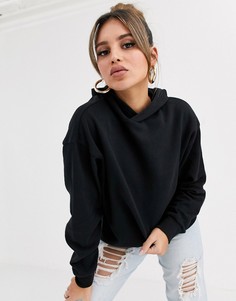 Черный oversize-худи ASOS DESIGN
