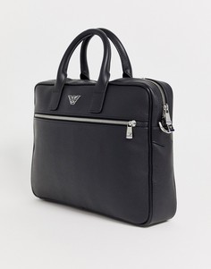 Черная сумка с логотипом Emporio Armani-Черный