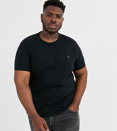 Черная футболка зауженного кроя с логотипом Farah Dennis-Черный