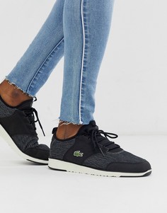 Черные кроссовки Lacoste-Черный