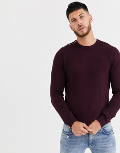 Фактурный джемпер River Island-Красный