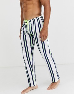 Штаны для дома в полоску Brave Soul-Белый