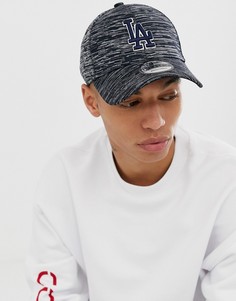 Темно-синяя регулируемая кепка New Era 9Forty Engineered Fit LA Dodgers-Темно-синий