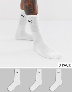 Набор из 3 пар носков белого цвета Puma-Белый