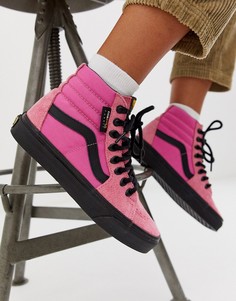 Розовые кроссовки Vans SK8-Hi Cordura-Розовый