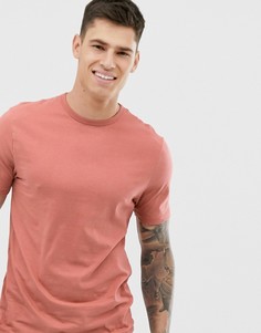 Узкая футболка верблюжьего цвета River Island-Светло-коричневый