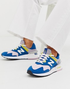 Разноцветные кроссовки New Balance 997S-Мульти