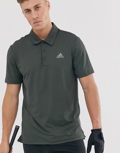 Поло зеленого цвета adidas Golf Ultimate 2.0-Зеленый