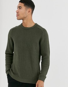 Зеленый джемпер с круглым вырезом Jack & Jones Core