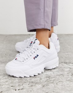 Белые кроссовки Fila Disruptor-Белый