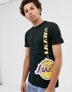 Черная футболка New Era NBA Los Angeles Lakers Team-Черный