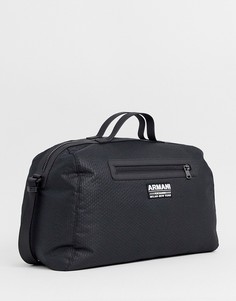 Черная сумка с логотипом Armani Exchange-Черный