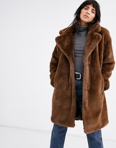 Пальто Ichi-Коричневый