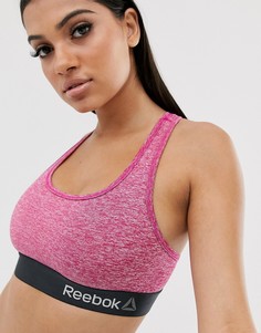 Розовый кроп-топ Reebok