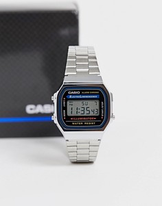 Электронные часы-браслет Casio A168WA-1YES-Серебряный