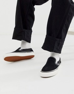Черные кеды-слипоны Vans Anaheim-Черный