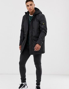 Черная парка с капюшоном Lyle & Scott-Черный