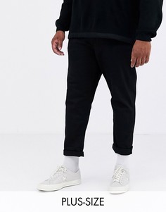 Черные джинсы-морковки ASOS DESIGN Plus-Черный