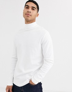 Белая водолазка с длинными рукавами New Look-Белый