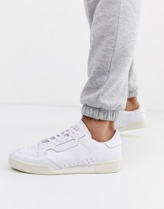 Белые кроссовки adidas Originals continental 80 x home of classics-Белый