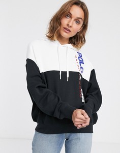 Худи с логотипом сбоку Polo Ralph Lauren-Черный