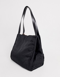 Легкая сумка с двумя отделениями ASOS DESIGN-Черный